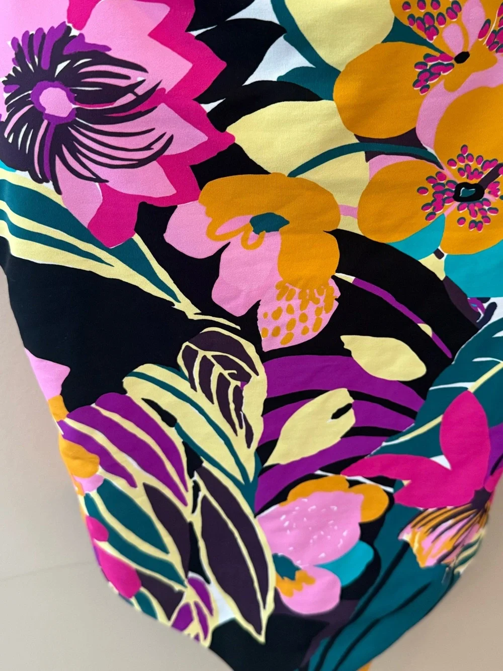 CALIA paradise palm print swim one piece size 8